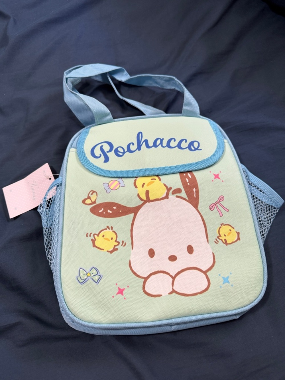 Mini Mint & Blue Pochacco Tote Bag